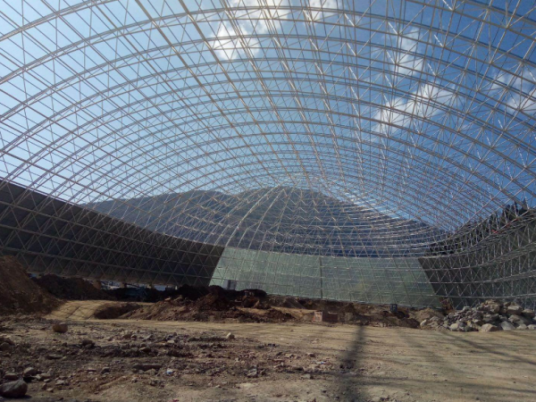 永城干煤棚网架加工案例